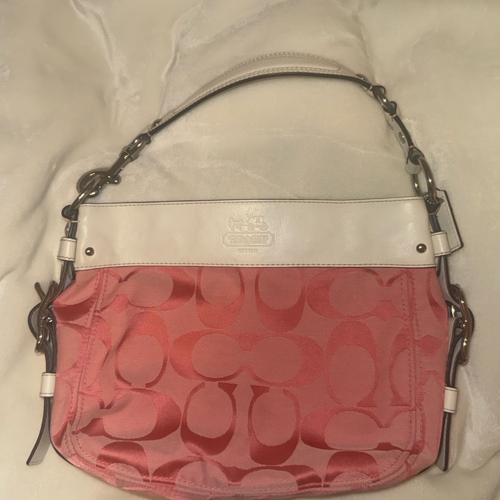 Coach Zoe Medium Pink Bag